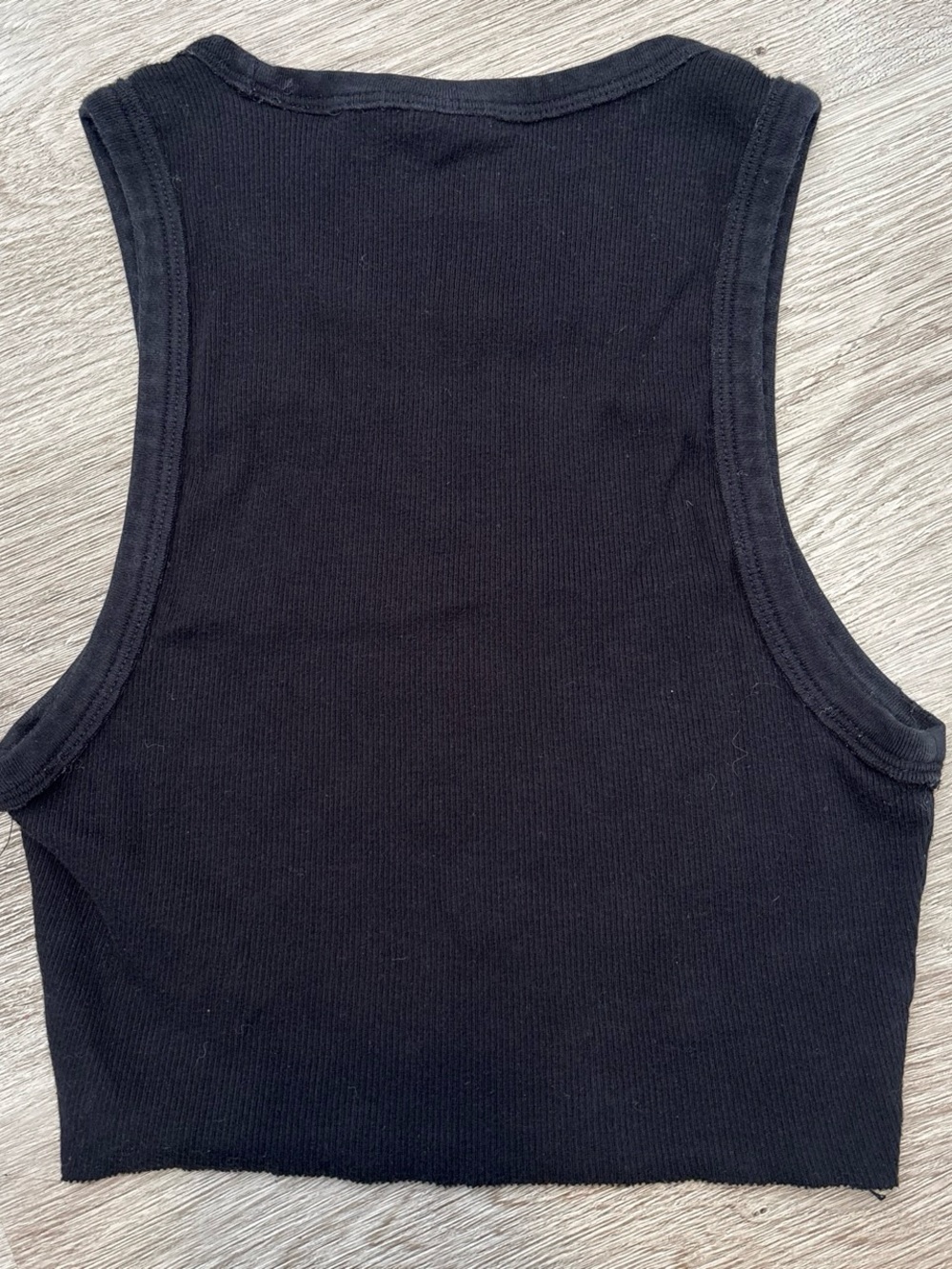 TNA Black Ribbed Tank Top - Scoop Neck⭐️ - Picture 2 of 3